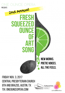 2nd Annual Fresh Squeezed Ounce of Art Song