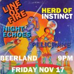 YXSB Rocks Presents Herd of Instinct, Line of Fire & Friends at Beerland Nov. 17