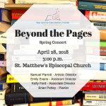 Beyond the Pages - Spring Choral Concert