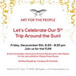 Let's Celebrate Our 5th Trip Around the Sun!