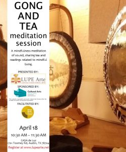 Gong & Tea a sound meditation session