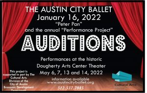 Auditions: The Austin City Ballet Spring Productions
