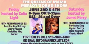 The Queens at Mama Merlot's Drag Show PRIDE MONTH