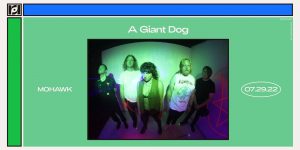 Resound Presents: A Giant Dog at Mohawk (outdoor) 7/29