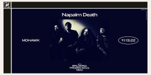 Napalm Death w/ Brujeria, Frozen Soul and MDC at Mohawk - 11/13