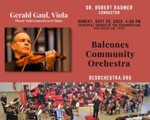 Balcones Community Orchestra 24th Season Concert
