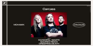 Carcass w/ Municipal Waste, Sacred Reich and Creeping Death at Mohawk 4/03