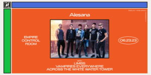 Resound & Third String Present: Alesana w/ Limbs, Vampires Everywhere and Across the White Water Tower at Empire Control Room
