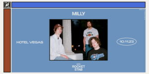 Resound Presents: MILLY w/ Rocket and Stab at Hotel Vegas