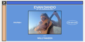 Resound Presents: Evan Dando (of The Lemonheads) Solo w/ Willy Mason