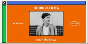 Resound Presents: Chris Pureka w/ Avery Marshall at Mohawk