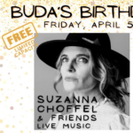 Buda's Birthday Kick-Off w/ Jim Franklin & Suzanna Choffel