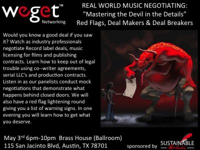 Real World Music Negotiating: "Mastering the Devil in the Details"