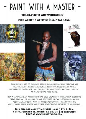 Paint with a Master - Art Workshop with Issa Nyaphaga