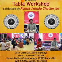 Tabla Workshop conducted by Pandit Anindo Chatterjee